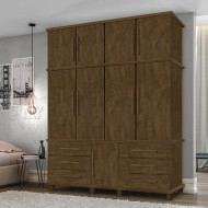 Guarda Roupa Londres 4 Portas Luapa - Malbec(100)