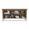 Balcão Buffet Moretta Para Sala De Estar 1,80m 4 Portas Em Mdf 15mm Luapa - Malbec/Off White - 2