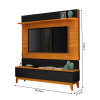 Painel Para Tv Ripado Até 75 Polegadas Antalya Freijo Preto - 4
