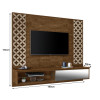 Painel Roma Para Tv Até 55 Polegadas Malbec Off White