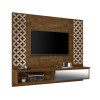 Painel Roma Para Tv Até 55 Polegadas Malbec Off White